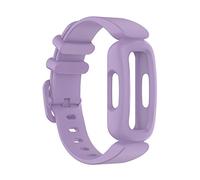 Special Kids Sports Watch Bands for Fitbit Ace 3 Silicone Soft Waterproof Wrist Strap Replacement Bracelet Accessories with Good Airflow and Comfort for Boys and Girls (light purple)