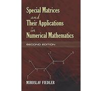 Special Matrices and Their Applications in Numerical Mathematics (Dover Books on Mathematics)