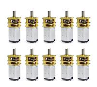 special motor 10Pcs Micro N20 Gear electronic starter DC 3V-6V 50RPM 100RPM Slow Speed Mini 9mm Full Metal Gearbox Gear Reducer electronic starter Car Electronic Lock