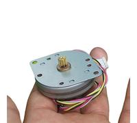special motor Building Power Ultra-Thin 10 Teeth Gear Stepper electronic starter, DC 12V Step Angle 3.6° Micro-Thin Stepper electronic starter, Micro Stepper electronic starter for DIY Engineering Rep