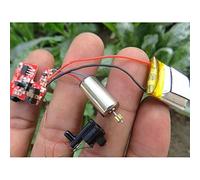 special motor Circuits Quadcopter electronic starter Strong Magnetic Model Airplane 816 Coreless electronic starter with Circuit Board, Battery Slice 3.7V for DIY Drone Toy Engine