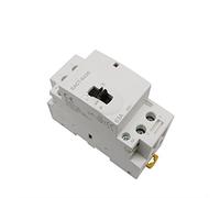 special motor Contactor 2p 32a 63a AC 220V 230V 50/60 Hz Household AC Modular Contactors with Manual Control Hand Switch 2no or 2nc or 1no 1nc Industrial Electrical (Color : 220v 32a 1no1nc)