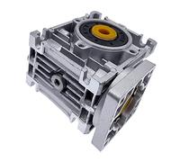 special motor Electric Gearbox Gearbox for Nema23 Stepper electronic starter, NMRV030 Turbo-Worm Speed Reducer, 14mm Output Ratio 5:1 7.5:1 10:1 20:1 50:1-80:1 : 60 to 1, Voltage : Dual Shaft) (Color