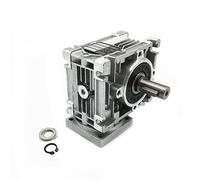 special motor Electric Gearbox Gearbox for Nema23 Stepper electronic starter, NMRV030 Turbo-Worm Speed Reducer, 14mm Output Ratio 5:1 7.5:1 10:1 20:1 50:1-80:1 : 60 to 1, Voltage : Dual Shaft) (Color