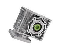 special motor Electric Gearbox NEMA23 electronic starter Gearbox Reducer, 11mm Input Shaft 1:5/7.5/10/15/20/25/30/40/50/60/80/100 Ratio, NMRV030 Worm Gearbox : 25 Ratio 1, Voltage : NMRV040) (Color :