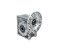 special motor Electric Gearbox RV030 Worm Gearbox Speed Reducer, Worm DC electronic starter Gearbox, 14mm Output 5:1-80:1 CNC Speed Reducer for NEMA 23 electronic starter (Color : Round Flange Type,