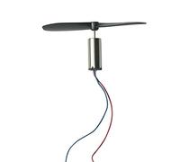 special motor electronic starter 2PCS=1Pair RC Helicopter DC electronic starter, Coreless electronic starter Propeller, DC 3.7V 48000RPM Aircraft Toy Mute Large Torque