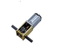 special motor electronic starter Double/Dual Shafts electronic starter with Self-Locking, GA12-N20 Worm Gear DC electronic starter, 3-12V for Intelligent Car/Robot/DIY Model Mute Large Torque : 190rpm