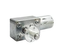 special motor electronic starter Metal Gearmotors with Screw Flange, DC 6v 12v 24v 2RPM to 150 RPM, High Torque Worm Gear electronic starter, 8mm*33mm Output Screw Shaft Mini Precision (Color : Dc 24