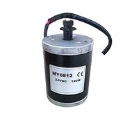 special motor electronic starter MY6812 Scooter Small Brush electronic starter, High Speed electronic starter with Sprocket, DC 150w 120W 100W 12V/24v Mute Large Torque : MY6812 120W, Voltage : 12V)(2