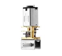 special motor Gear electronic starter GW12N20 DC Gear electronic starter with Power-Off Self-Locking, DC6V Worm Gear Disco Ball electronic starter Variable Speed Electric Accessories (Color : 6v, Si