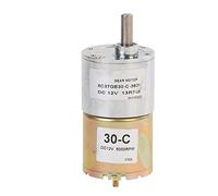 special motor Reduction electronic starter 37GB30-C Eccentric 37mm DC 12V24V electronic starter, 37GB520 Low Speed 2Rpm High Torque Brush Gear electronic starter Extremely (Color : 12v Motor, Size :
