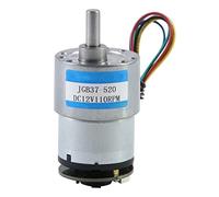 special motor Reduction electronic starter JGB37-520 DC Gear electronic starter, 12v High Torque Smart Car electronic starter Wheel Coupling Bracket electronic starter Kit Extremely (Color : 1000rpm-