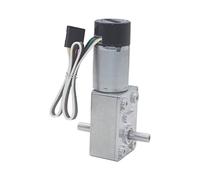special motor Reduction electronic starter JGY-370 Double Shaft Encoder electronic starter, DC12V Turbine Worm Low Speed Geared electronic starter with Encoder Dust Cover Extremely (Color : 12v, Siz