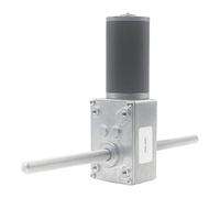 special motor Reduction electronic starter Long Shaft Turbine Worm Gear electronic starter, DC 12V24V M8 Screw Double Shaft electronic starter, M8*180mm Screw Lifter electronic starter Extremely (Col