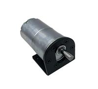 special motor Reduction electronic starter Mini JGB37-520 Gear 12v24v Dc electronic starter, All Metal Gear High Torque Electric Lock Dc Reverseble electronic starter Extremely (Color : 24v Motor+bra