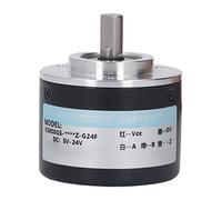 special motor Rotation Encoder, Stainless Steel Housing DC5?24V Rotating Incremental Encoder Strong Bearing Capacity 2 Phase for Drainage Measurement