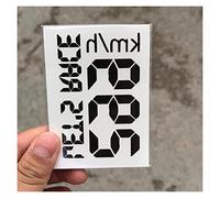 special motor Temporary Tattoos 5 Pieces Wrist Motorcycle Speed ??Tattoo Sticker Waterproof Men and Women Locomotive Burst Number 299 km Dark Temporary Tattoo Art (Color : 1pcs)