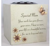 SPECIAL MUM MEMORIAL GRAVESIDE CUBE