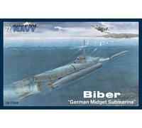 Special Navy 1/72 Biber German Midget Submarine