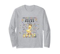 Special Needs Mom Autism Caregivers Cute Mama Duck Long Sleeve T-Shirt