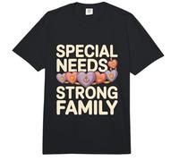 Special Needs Strong Family Autism Support Love Comfort Colors Adult Heavyweight T-Shirt