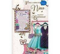 SPECIAL NIECE BIRTHDAY CARD****SENTIMENTAL KEEPSAKE CARD***9 X 6 INCHES***1ST CLASS POST***AD4**