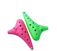 Special Ocarina Instrument 12 Hole Alto AC Tune Resin Beginners(Pink)