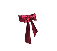 Special Occasion Dress sash bridal belts wedding sash 4'' Wide Double Side, Burgundy, Medium