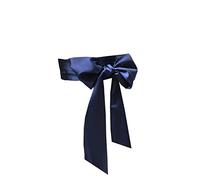 Special Occasion Dress sash bridal belts wedding sash 4'' Wide Double Side, Navy, Medium