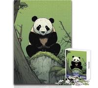 Special Panda 1000 Piece Jigsaws for Teenagers Logical Thinking Development Game Great Gift for Meaningful Moments Size 50x75cm