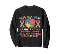 Special Paraprofessional Autism Awareness Puzzle Advocate Sweatshirt