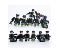 (Special Police) Special Forces Minifigures Military Weapons Accessories Building Blocks Kids Gift