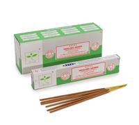 Special Satya White Sage Incense Sticks - Premium Hand-Rolled 15g Pack for Harmony | Natural Earthy Aroma for Meditation & Relaxation |New Blend by Satya (Healing Herbs (White Sage & Patchouli))