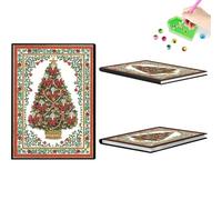 Special Shaped Animal 5D DIY Diamond Art Painting Notebook Kit No Lines Rhinestone Art Hand Craft Kit 50 Pages Crystal Notepad Sketchbook for Birthdays Or