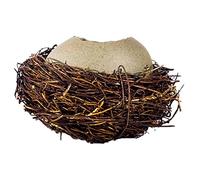 Special Shaped Ceramic Broken Egg Bowl Vase Net Red Barbecue Shop Dessert Bird's Nest Egg Modeling Bowl Tableware Set Plate Round Small Kitchen Table Set for 4 (G, One Size)