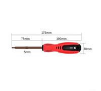 Special Shaped Precision Screwdriver Set Y U Type Triangle Magnetic Tip Chromium Vanadium Steel Repair Tool for Electronics Computer Furniture(Triangle)