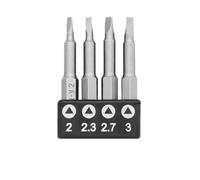 Special-Shaped Screwdriver Bit Set, 50mm 1/4 Inch Hex Shank Triangle U Y Type Bits for Appliance Toy Repair, 5 Pieces