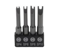 Special-Shaped Screwdriver Bits, 50mm 1/4" Hex Shank Triangle Y U Type Drill Bit Set for Appliance Toy Repair, 5-Pack