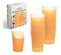 Special Supplies Pack of 10 Small Flexible Drinking Cups with Nose Mold Cutout for Physical Therapy, Recovery, and Rehabilitation, BPA-Free Drink Tumblers, 3 oz.