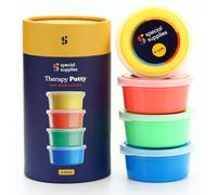 Special Supplies Therapy Putty for Teens and Adults - Resistive Hand Exercise Stress Relief Therapy Putty Kit, Set of 4 Strengths, Three Ounces of Each Putty (Primary Colors)