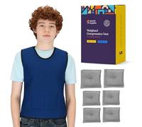 Special Supplies Weighted Sensory Compression Vest for Kids with Processing Disorders, ADHD, and Autism, Calming and Supportive with Adjustable Weight Fit (Large (Pack of 1))