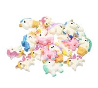 Special Touches 20 Mix Unicorn Flatbacks - Multi Pack of Shabby Chic Plastic Embellishments for Creative Cardmaking and Craft Projects