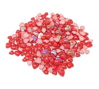 Special Touches Red Resin Mixed Size Heart Half Pearls Cardmaking Flatback Embellishments 500 (Approx) Per Pack