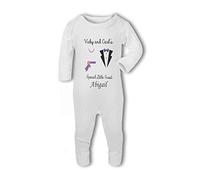 Special Wedding Guest with Personalised Name Girl - Baby Romper Suit - 6-12 Months