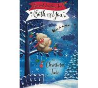 Special Wishes for Both of You at Christmas Time, Cute Teddy Design Card, 23 x 15 cm