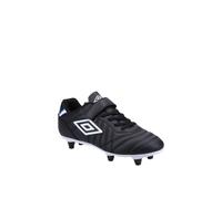 Umbro Childrens/Kids Speciali Liga Leather Football Boots (1 UK) (Black/White)