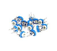 Specialised accessories 10pcs Potentiometers RM065 Horizontal Trimpot Blue White Adjustable Variable Resistor Kit 104 100K ohm