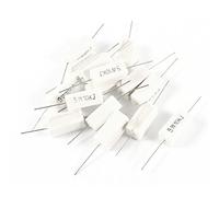 Specialised accessories 15 Pcs 5W Watt 10K Ohm 5% Ceramic Cement Power Resistor White (15 piezas 5W vatio 10K ohmios 5% Resistencia de potencia de cemento cerámico