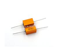Specialised accessories 2PCS RX24 5W 100R 100RJ Power Metal Shell Aluminium Gold Resistor Power Resistance Golden Heat Sink Resistor 5Watt 100 ohm